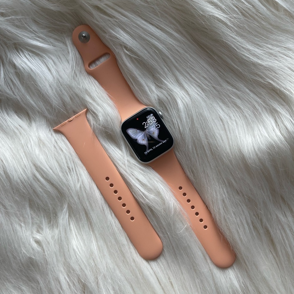 Cantaloupe Apple Watch Sport Band, 44mm